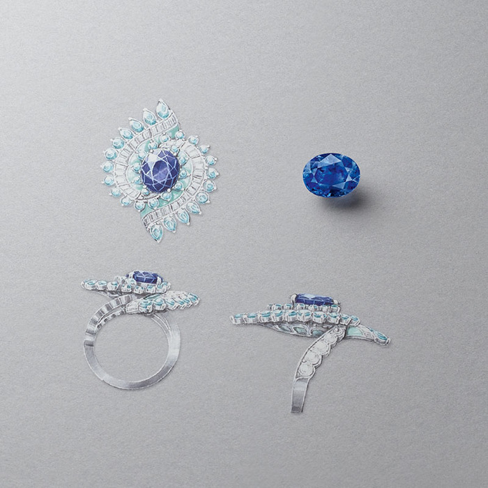 Van Cleef & Arpels Seven Seas 系列高級珠寶。